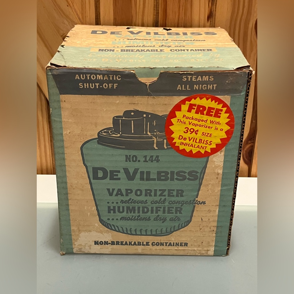 Vintage Devilbiss Cool Mist Humidifier Vaporizer - With Original Box